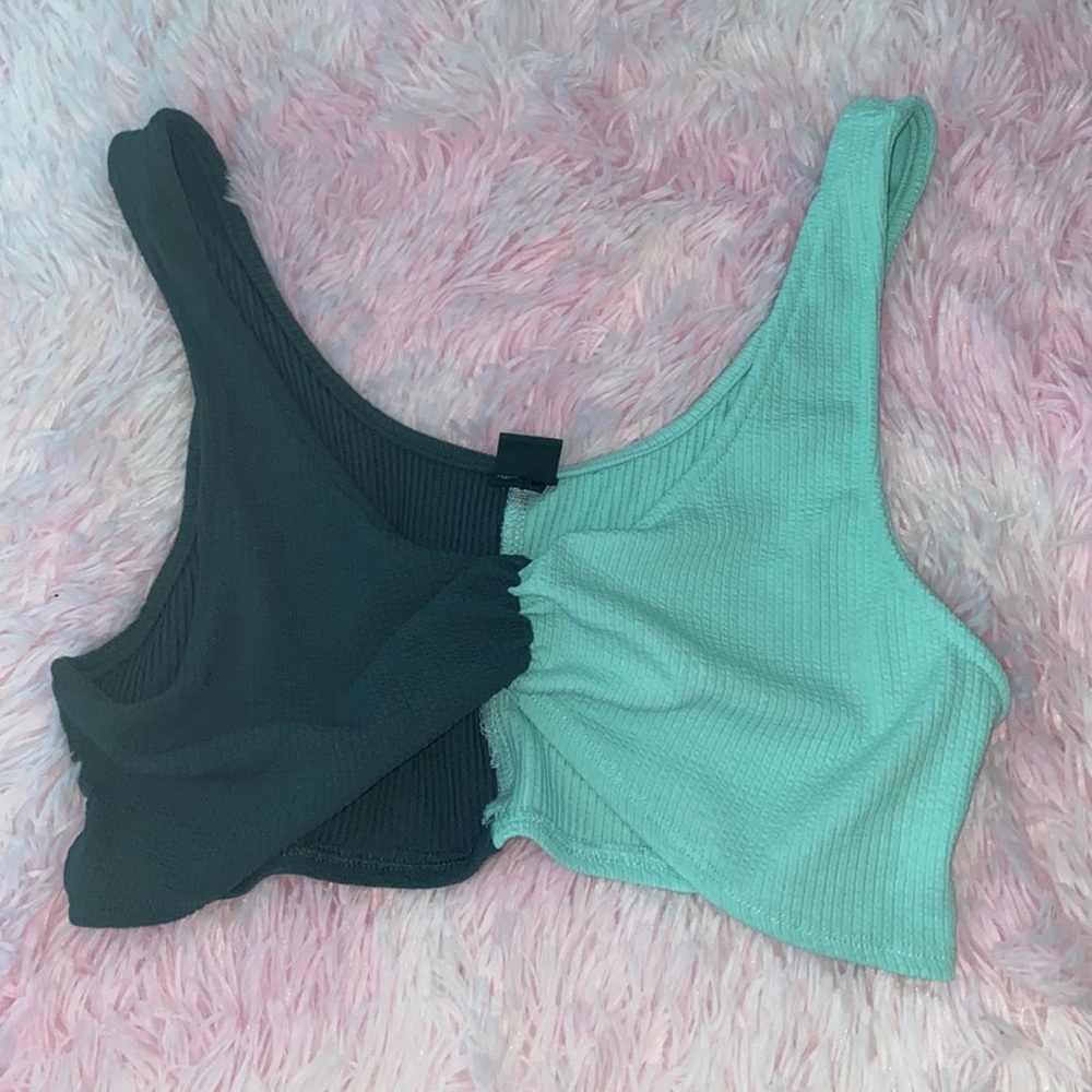 Large Target Front Scrunch Tank Top